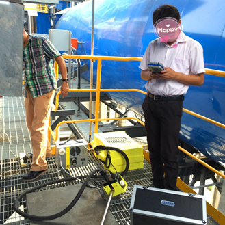 瑞新,熱電,的,煙氣,排放口,測(cè)試,采用,JCT,預(yù),